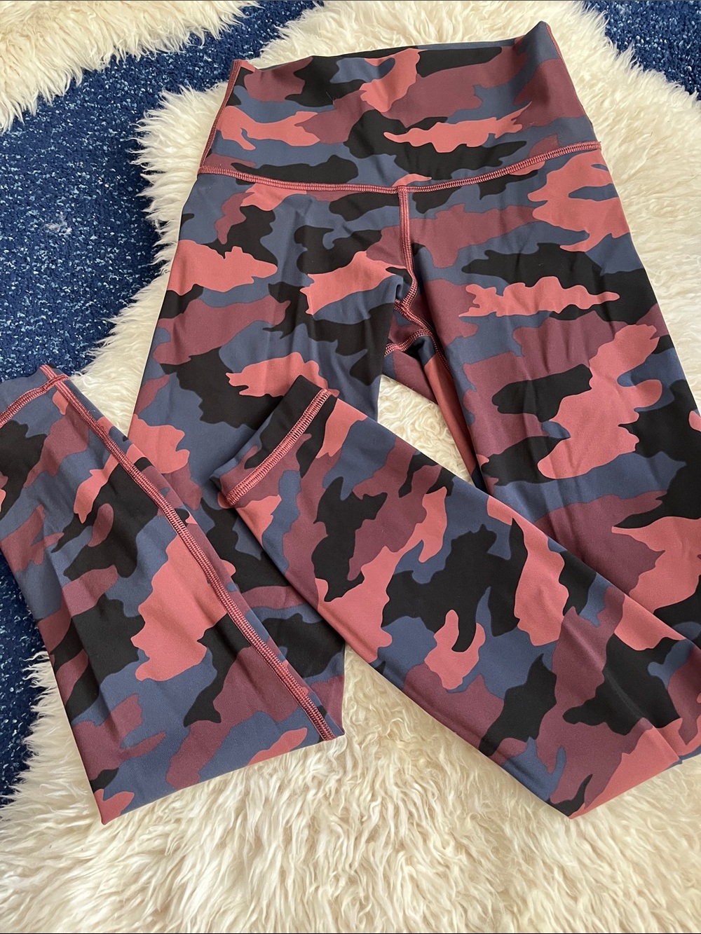 Lululemon Rust/Brown/Gray Camo Running Leggings • Size 2 • EUC